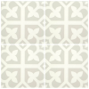 Barcelona Bloom Grey Matt multiple tiles