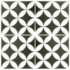 Barcelona Danish Black and White Matt multiple tiles