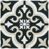 Barcelona Prague Black and White Matt tile