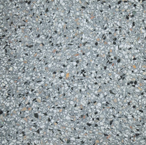 Terrazzo Honed Cielo Scuro Mezzo Tile