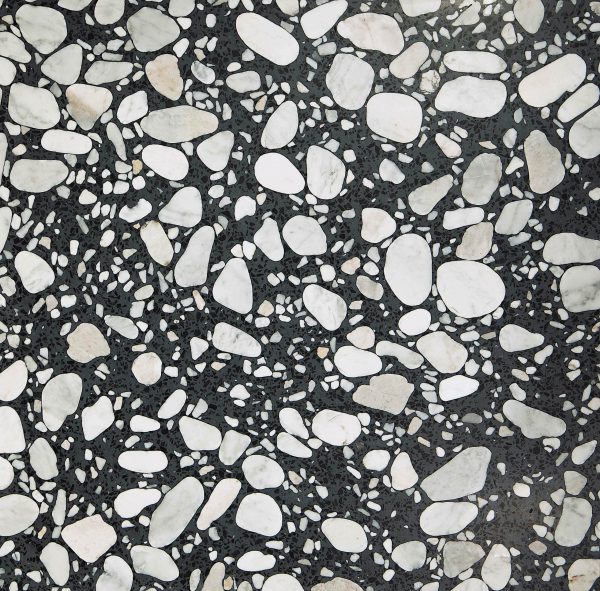 Terrazzo Indent, Honed Spazio Grande Tile