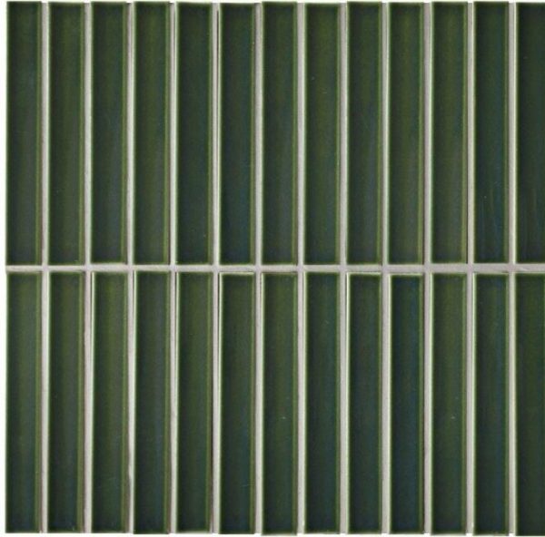 Raku Basil Tile