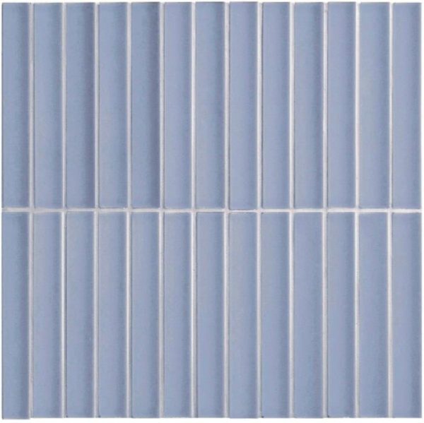Raku Powder Blue Tile