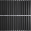 Twix Black Finger Mosaic Tile