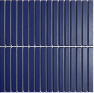 Twix Cobalt Finger Mosaic Tile