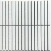 Twix White Finger Mosaic Tile