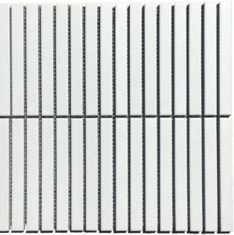 Twix White Finger Mosaic Tile