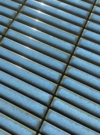 Vintage Aqua Finger Mosaic Tiles