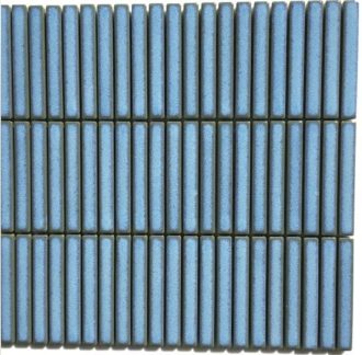 Vintage Aqua Finger Mosaic Tile