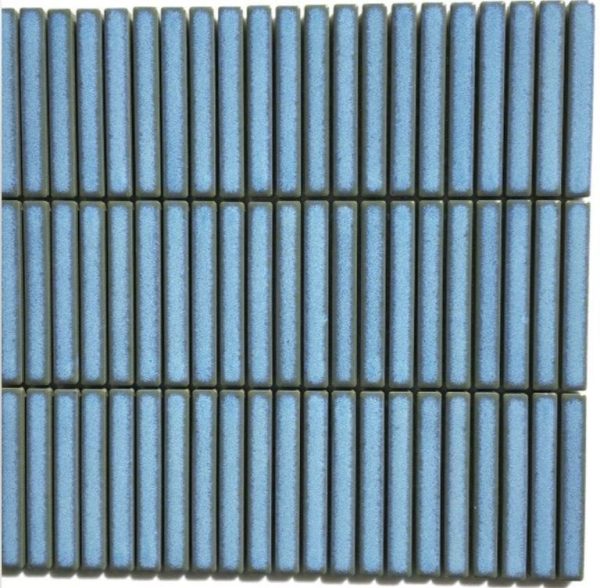 Vintage Aqua Finger Mosaic Tile