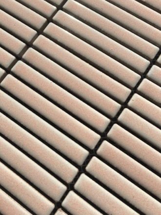 Vintage Pink Finger Mosaic Tiles