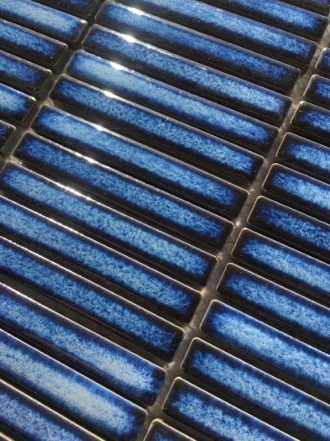 Vintage Sea Blue Finger Mosaic Tiles