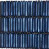 Vintage Sea Blue Finger Mosaic Tile