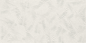 baroque leaf white tile