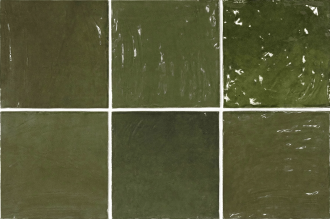 Malaga Botanical Green Tile
