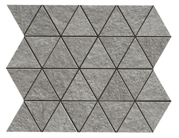 KLIF Grey Triangle Mosaic Tile
