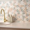 Dahlia Flower Mosaic splash back