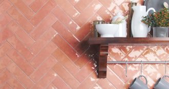 Valentina Rosa splashback tile