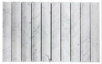 Carrara Natural Stone Concave Tile