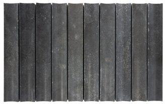 Coal Natural Stone Concave Tile
