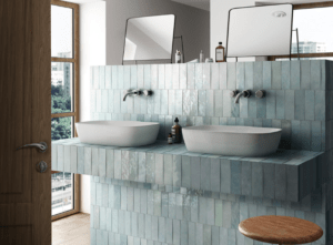 Artisan Aqua Gloss Subway Tiles Lifestyle