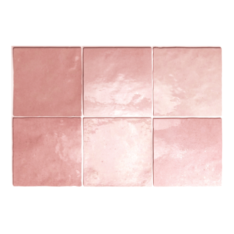 Artisan Rose Gloss Square Tiles