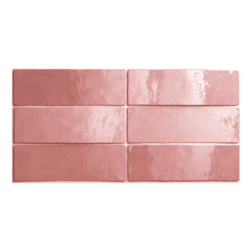 Artisan Rose Gloss Subway Tiles