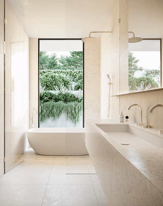 Cream Tonal Bathroom