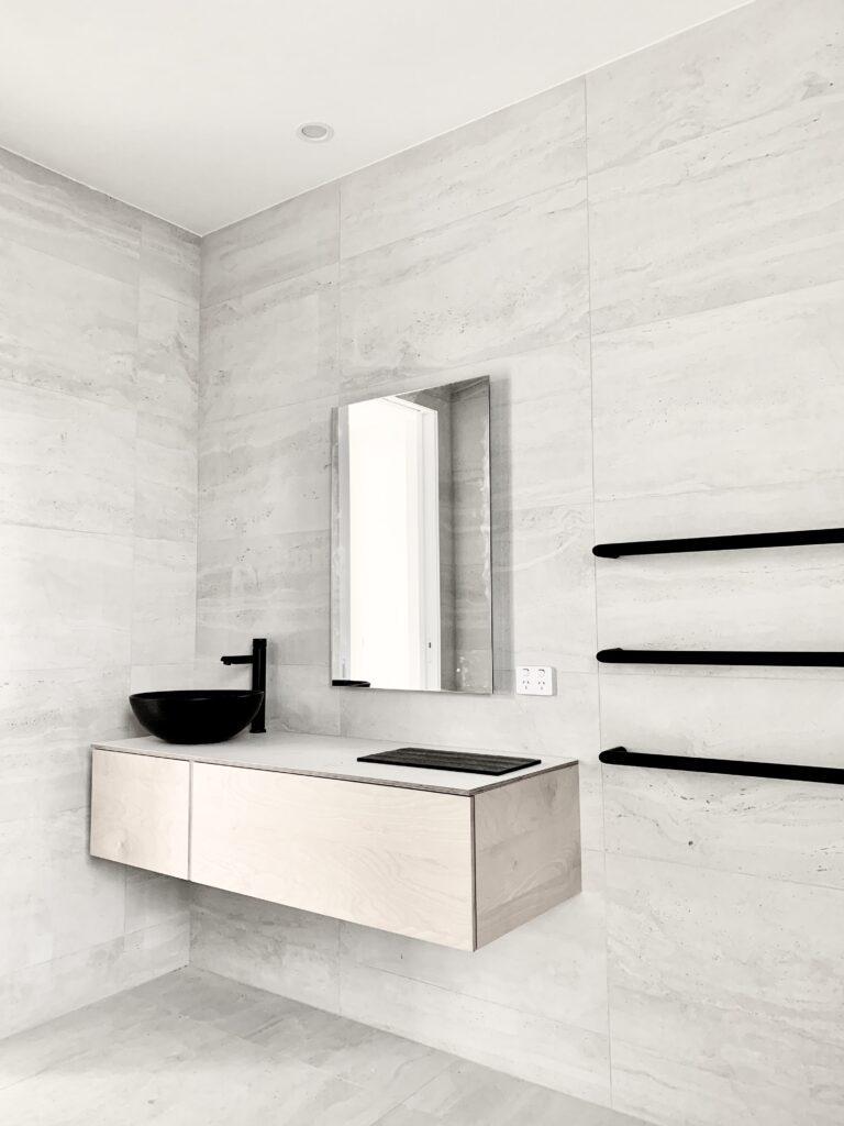 White Tonal Bathroom