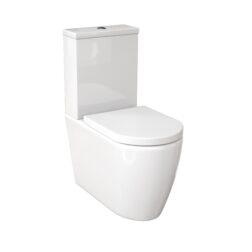 Narva Comfort Height Rimless Close Coupled Back to Wall Toilet Suite