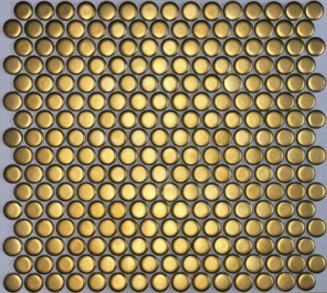 16B60M1 Camden Penny Round Gold Matt