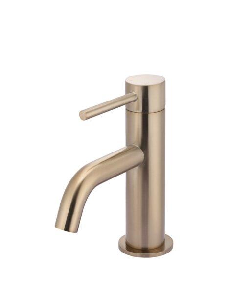 Meir Piccola Basin Mixer Tap – Champagne