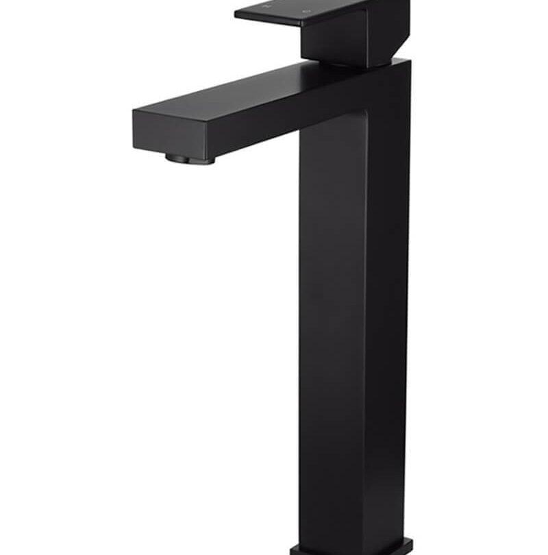 Meir Square Tall Basin Mixer Tap – Matte Black – TILE REPUBLIC | The ...