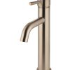 Meir Round Tall Curved Basin Mixer - Champagne