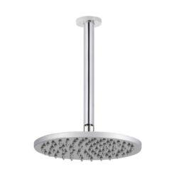 Meir Round Ceiling Shower 200mm rose, 300mm arm - Polished Chrome