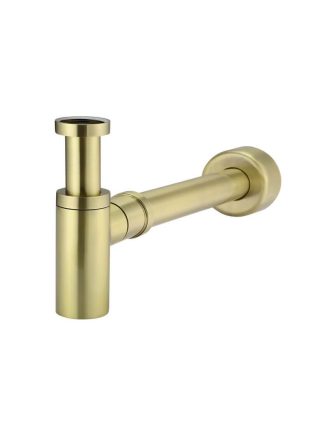Meir Round Bottle Trap for 32mm basin waste and 40mm outlet - Tiger Bronze