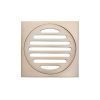 Meir Square Floor Grate Shower Drain 100mm outlet - Champagne