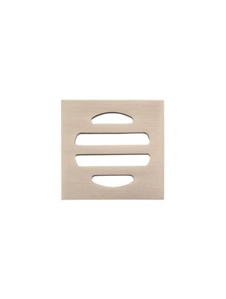 Meir Square Floor Grate Shower Drain 50mm outlet - Champagne
