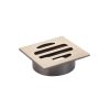 Meir Square Floor Grate Shower Drain 50mm outlet - Champagne