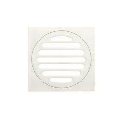 Meir Square Floor Grate Shower Drain 100mm outlet - PVD Brushed Nickel