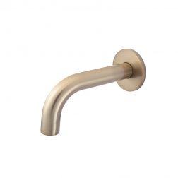 Meir Round Curved Spout 130mm - Champagne