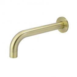 Meir Round Curved Spout - Tiger Bronze
