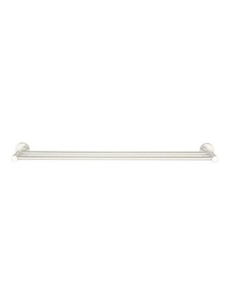 Meir Round Double Towel Rail 600mm - PVD Brushed Nickel