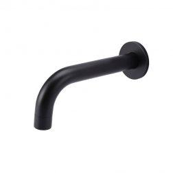 Meir Round Curved Spout 180mm - Matte Black