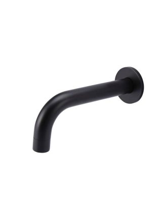 Meir Round Curved Spout 180mm - Matte Black