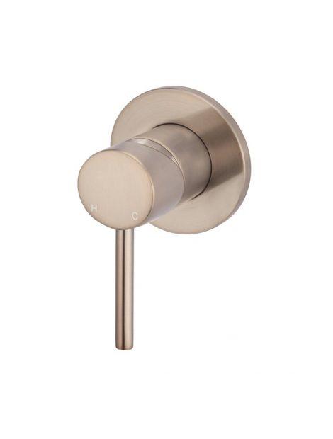 Meir Round Wall Mixer - Champagne
