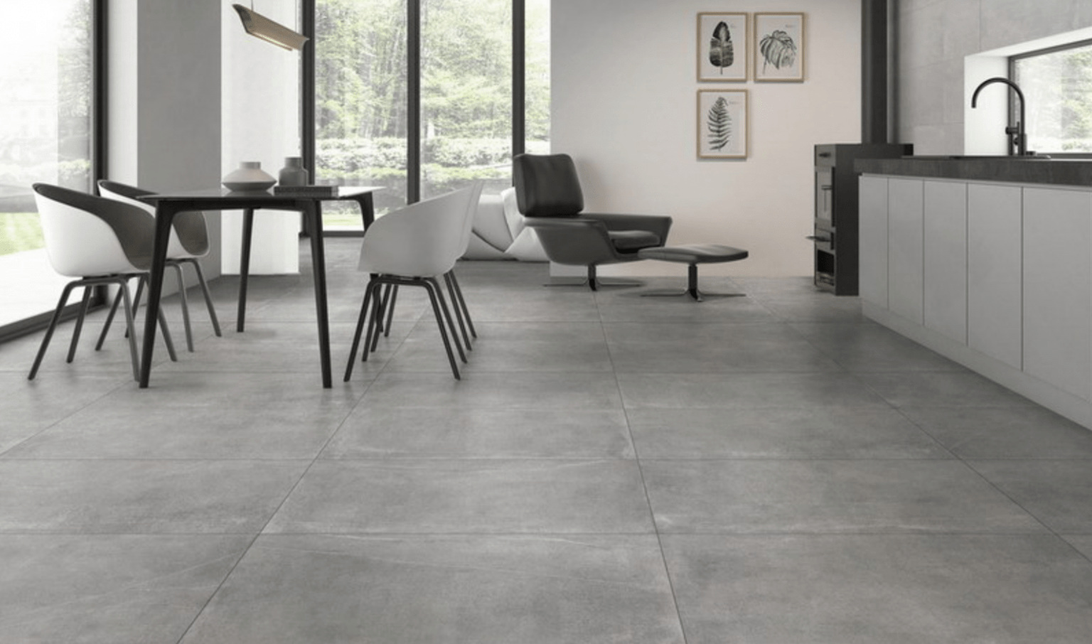 Padua Grey Tile - Modern Concrete & Stone Look