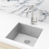 Meir Kitchen Sink - Single Bowl 450 x 450 - Brushed Nickel