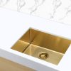 Meir Kitchen Sink - Single Bowl 380 x 440 - Brushed Bronze Gold