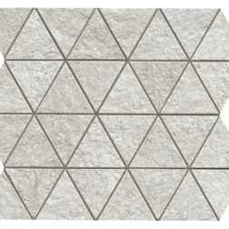 KLIF White Triangle Mosaic Tile